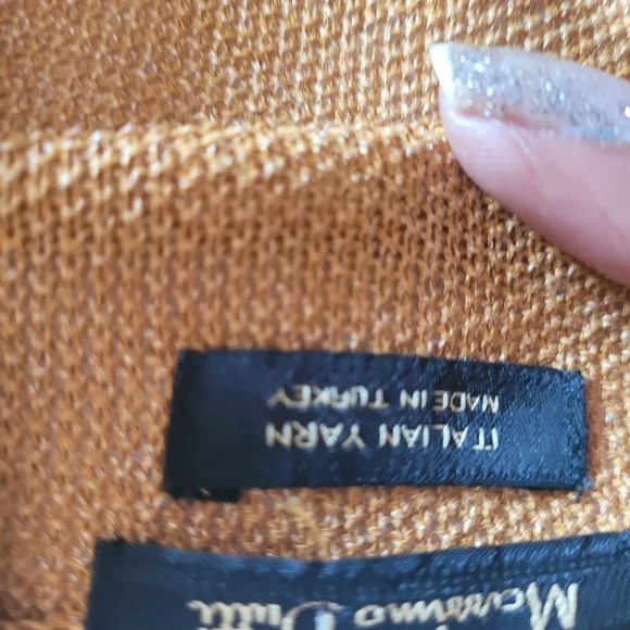 Mossimo Dutti brown cardigan. Size Extra small. - Picture 4 of 7